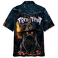 Black Cat Trick Or Treat Hawaiian Shirt