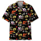 Hawaiian Shirt / Adults / S Black Dirt Track Racing Sprint Car Hawaiian Shirt