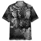 Hawaiian Shirt / Adults / S Black Lacrosse Sticks Hawaiian Shirt