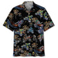 Hawaiian Shirt / Adults / S Black Tropical Dirt Bike Racing Hawaiian Shirt