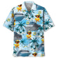 Hawaiian Shirt / Adults / S Blue Cruise Duck Hawaiian Shirt