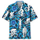 Hawaiian Shirt / Adults / S Blue Light Cycling Hawaiian Shirt