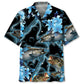 Hawaiian Shirt / Adults / S Blue Light Fishing Hawaiian Shirt