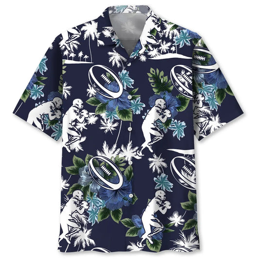 Hawaiian Shirt / Adults / S Blue Nature Hawaiian Shirt