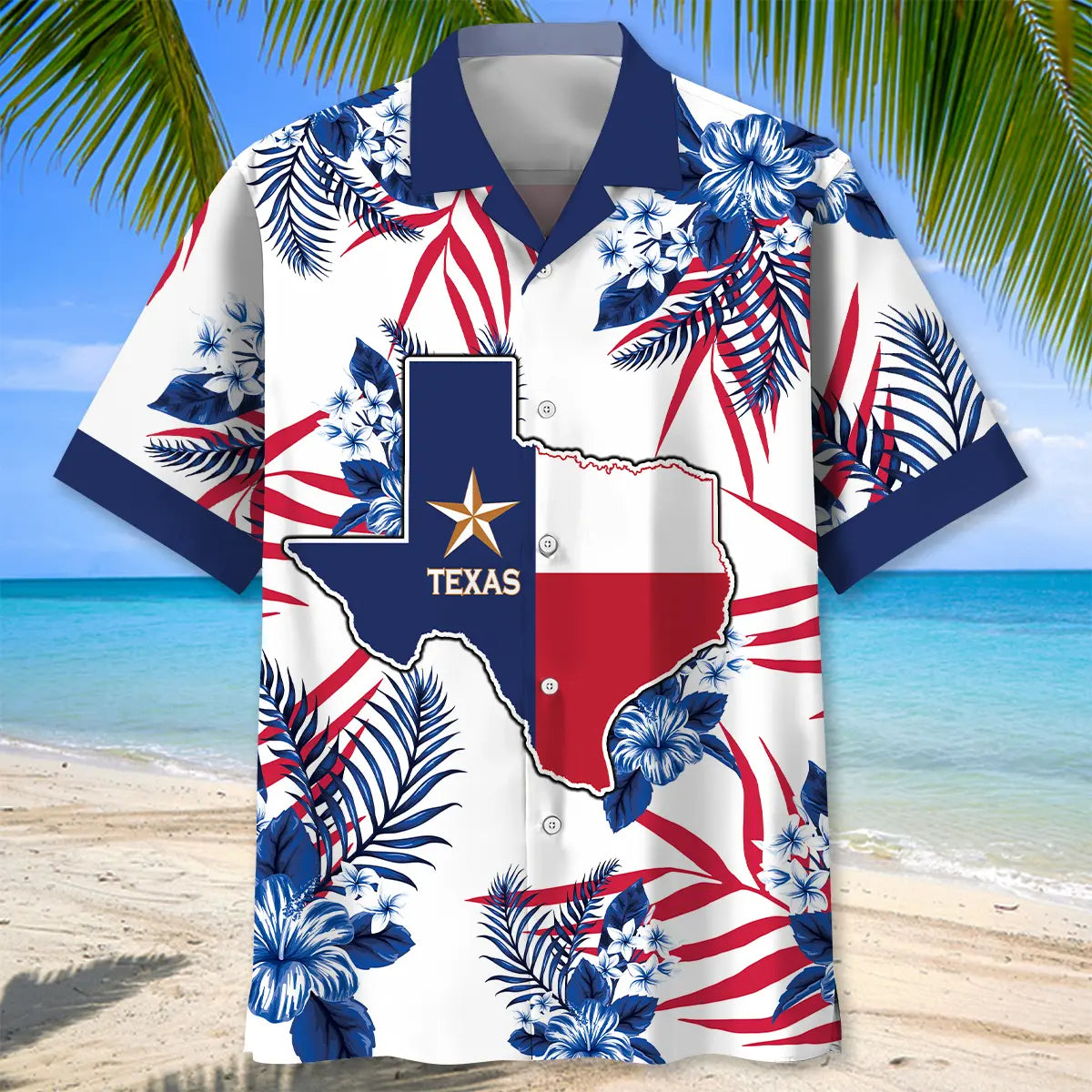 Blue Texas The Lone Star State Proud Hawaiian Shirt
