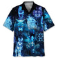Hawaiian Shirt / Adults / S Blue Wolf Hawaiian Shirt