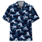 Hawaiian Shirt / Adults / S Blue Wrestling Hawaiian Shirt