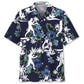 Hawaiian Shirt / Adults / S Boxing Blue Nature Hawaiian Shirt
