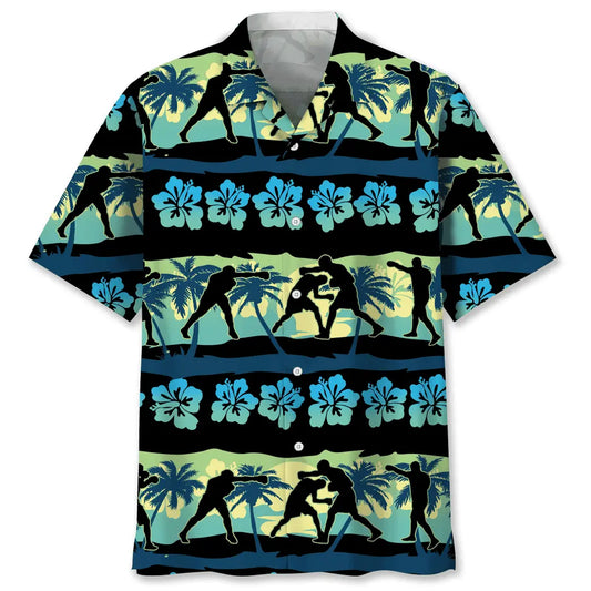 Hawaiian Shirt / Adults / S Boxing Nature Beach Hawaiian Shirt