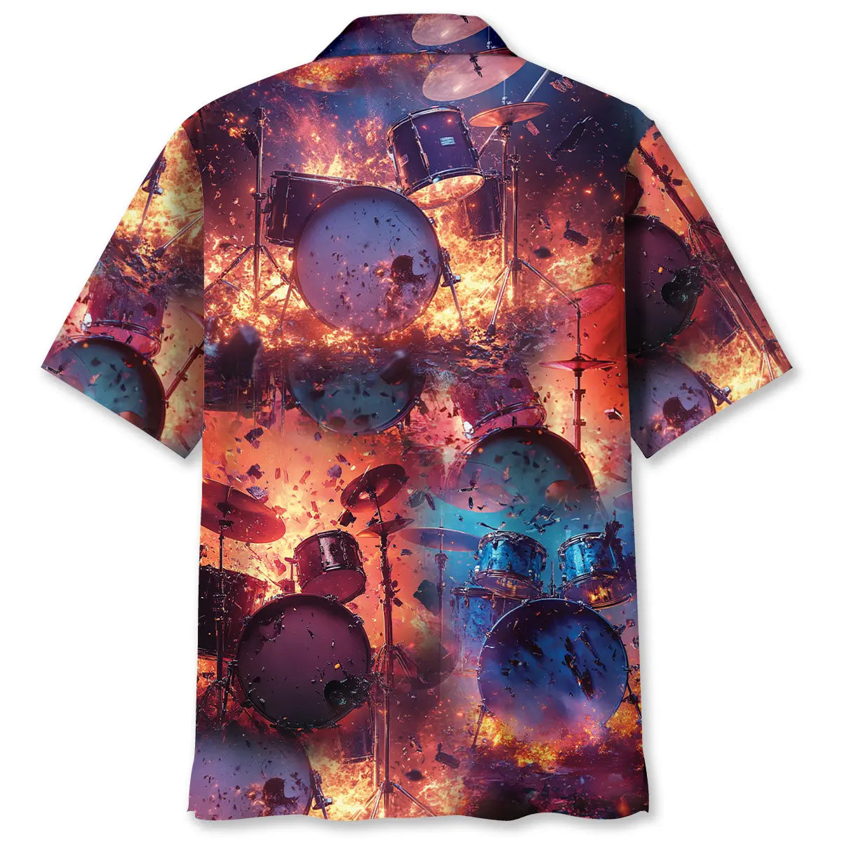 Broken Drum Fire Hawaiian Shirt