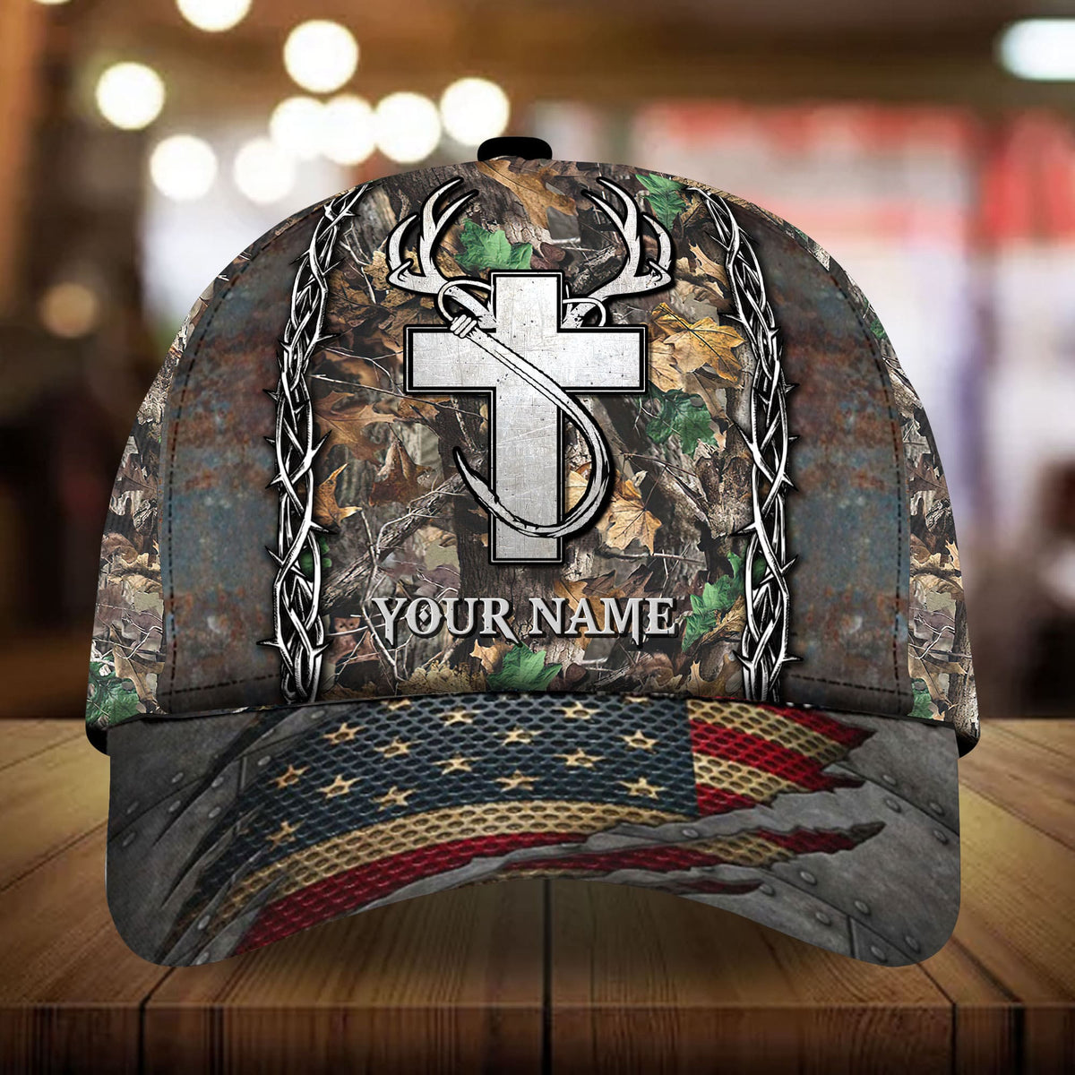 Premium Cross Hunting Personalized – Classic Cap