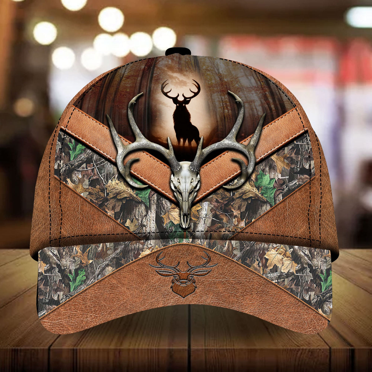Premium Deer Hunting Leather – Classic Cap