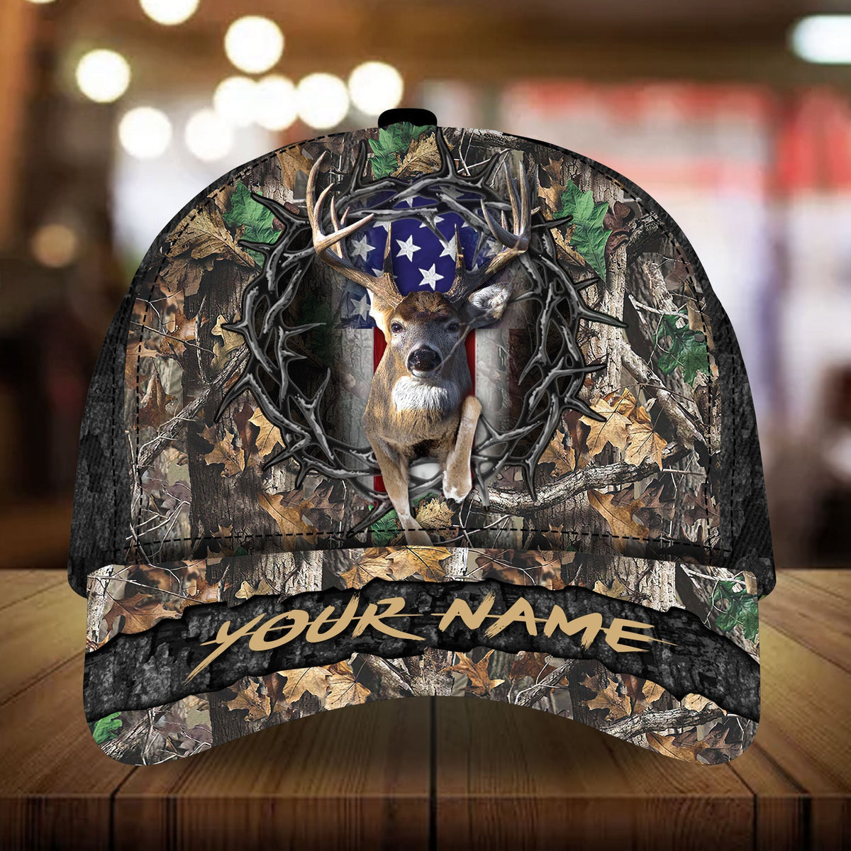 Awesome USA Deer Hunting Personalized – Classic Cap