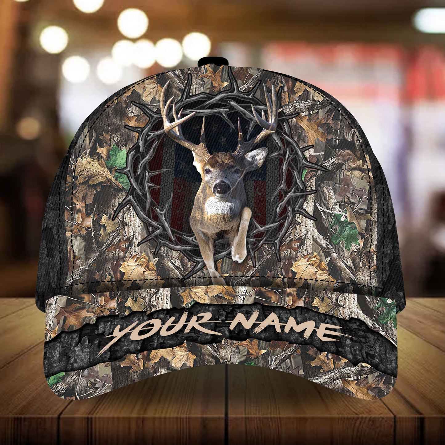 Awesome Deer Hunting Multicolor Personalized – Classic Cap