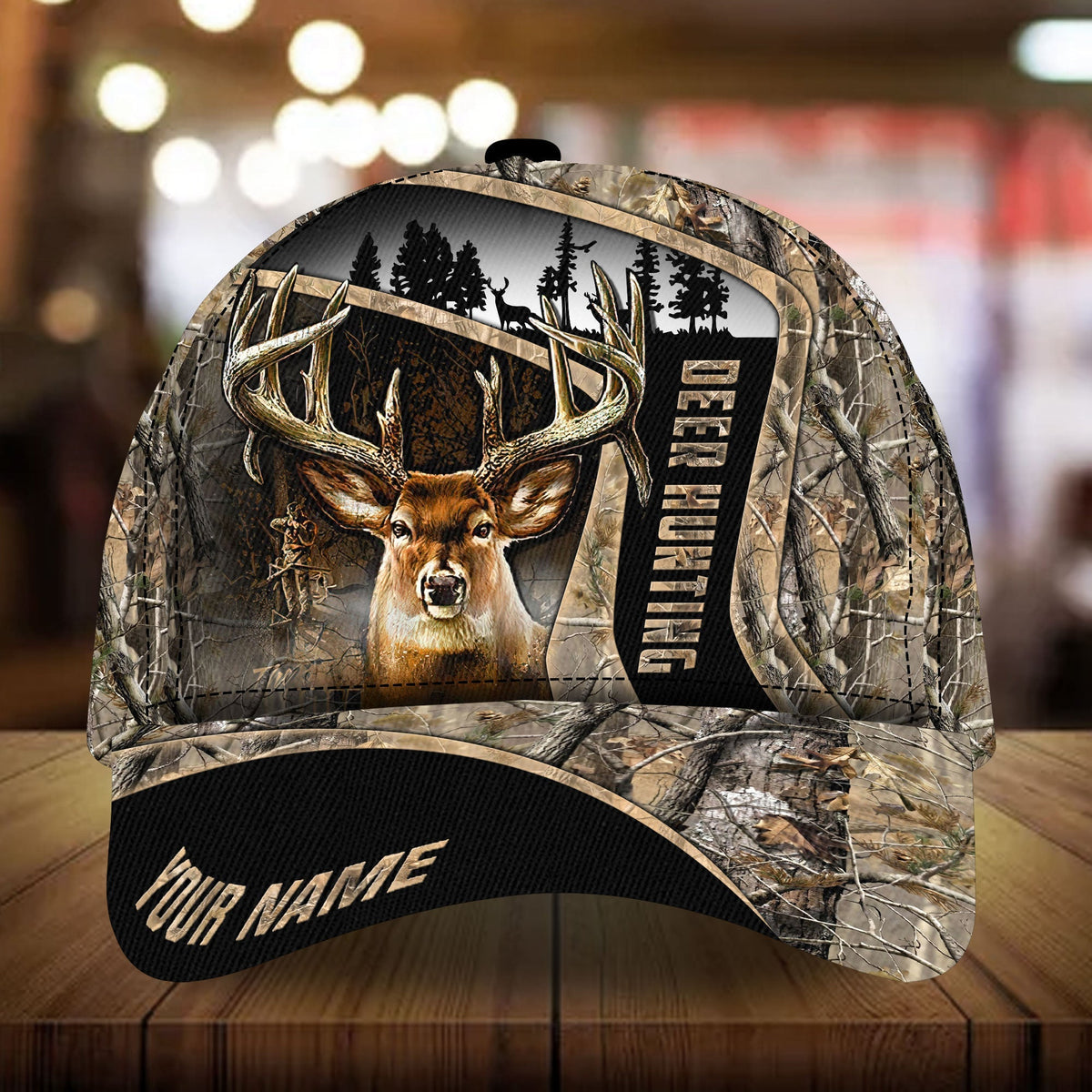 Special Deer Hunting Pattern Personalized – Classic Cap