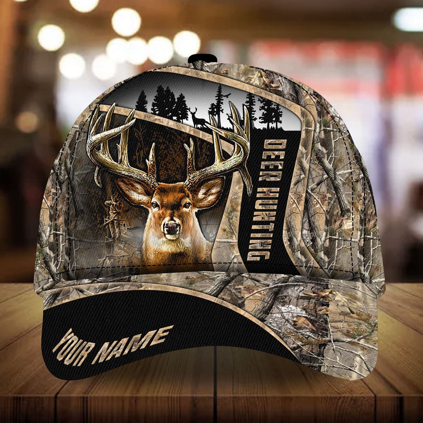 Special Deer Hunting Pattern Personalized – Classic Cap