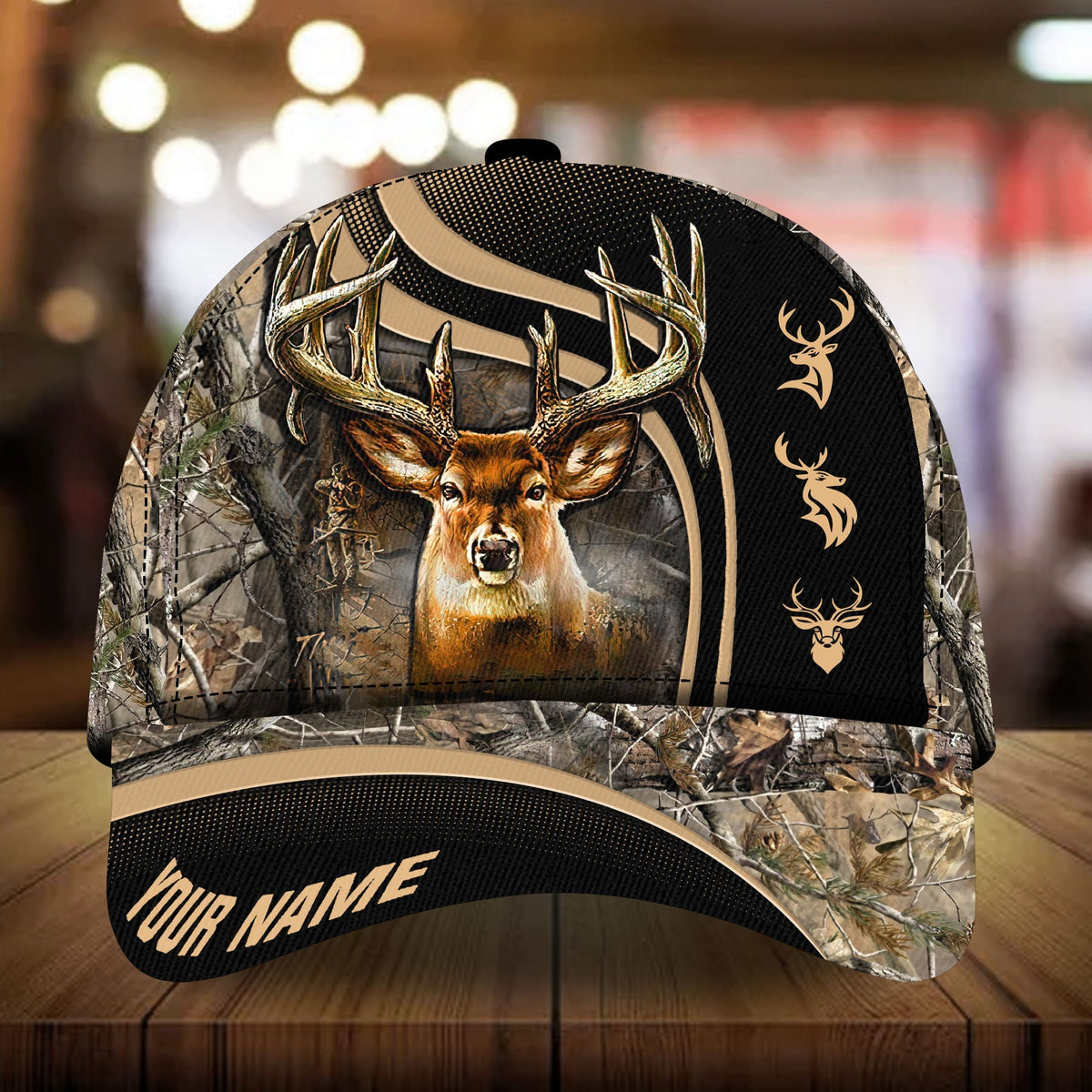 Brown / One Size The Unique Premium Deer Hunting Personalized Classic Cap - CAPC34LIN160122 - Owls Matrix LTD