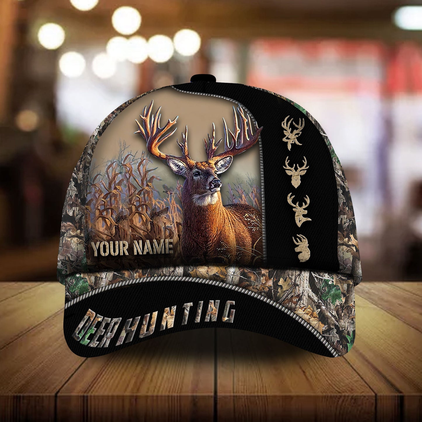 Premium Deer Hunting Personalized – Classic Cap