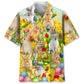 Hawaiian Shirt / Adults / S Bunny Easter Hawaiian Shirt Men