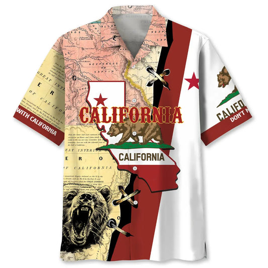 Hawaiian Shirt / Adults / S California Proud Hawaiian Shirt