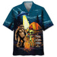 Hawaiian Shirt / Adults / S Camping Alien Bigfoot Area 51 Hawaiian Shirt