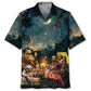 Hawaiian Shirt / Adults / S Camping Bigfoot Bear Sloth Flamingo Hawaiian Shirt