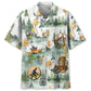 Hawaiian Shirt / Adults / S Camping Bigfoot Hawaiian Shirt