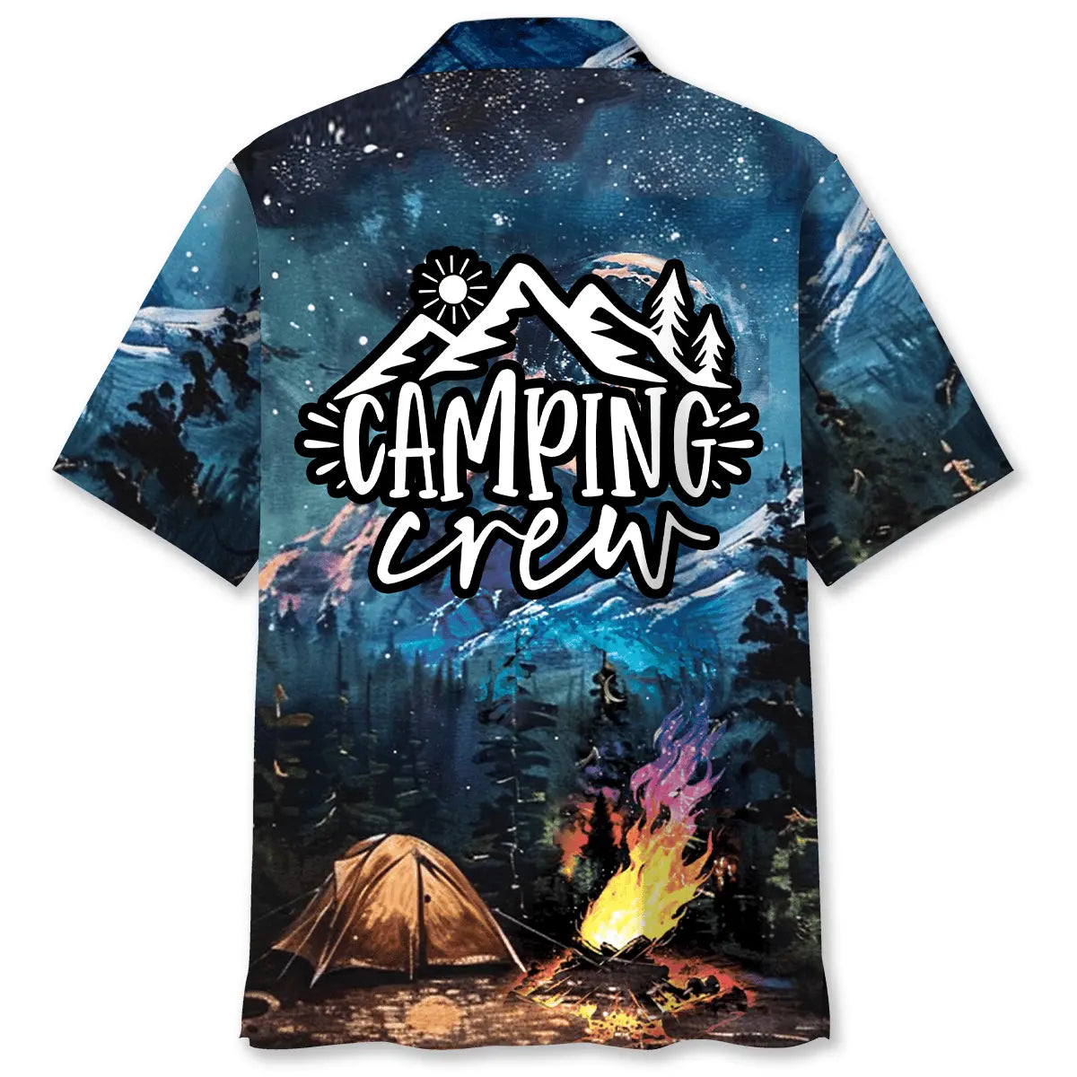 Hawaiian Shirt / Adults / S Camping Crew Hawaiian Shirt