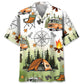 Hawaiian Shirt / Adults / S Camping Tent Compass Hawaiian Shirt