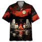 Hawaiian Shirt / Adults / S Camping With Ghost Hawaiian Shirt
