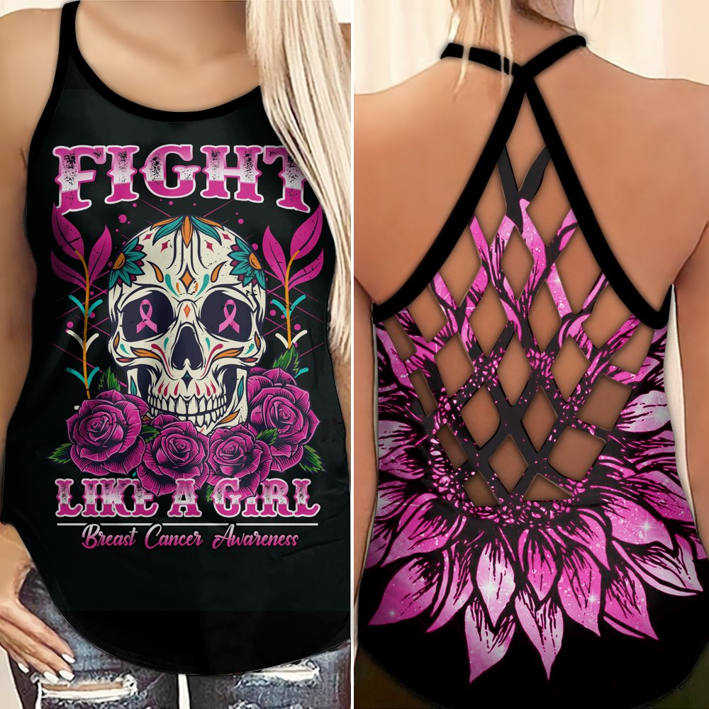 Cancer Fight Like A Girl Limited Edition 1 – Hollow Tank Top