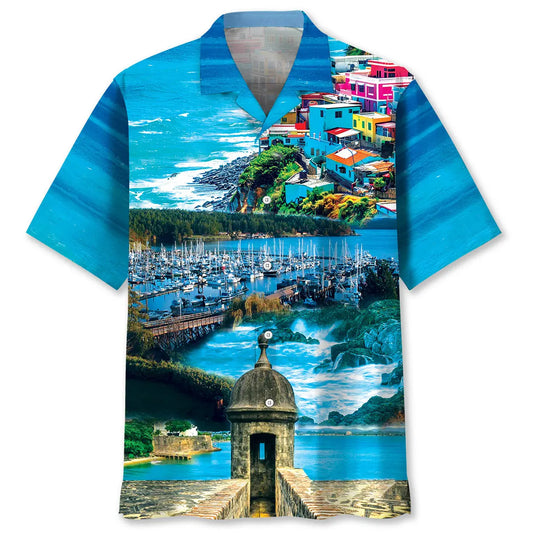Hawaiian Shirt / Adults / S Castillo San Felipe del Morro Hawaiian Shirt