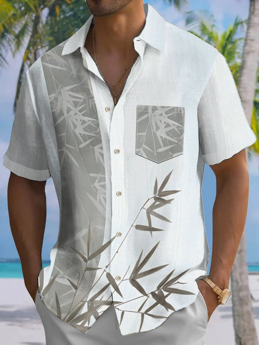 Hawaiian Shirt / Adults / S Casual Everyday Bamboo Unsupported Print Art Stretch Large Size Button Cardigan Polyester Hawaiian Shirt