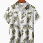Casual Tropical Vegetation Resort Style Hawaiian Shirt