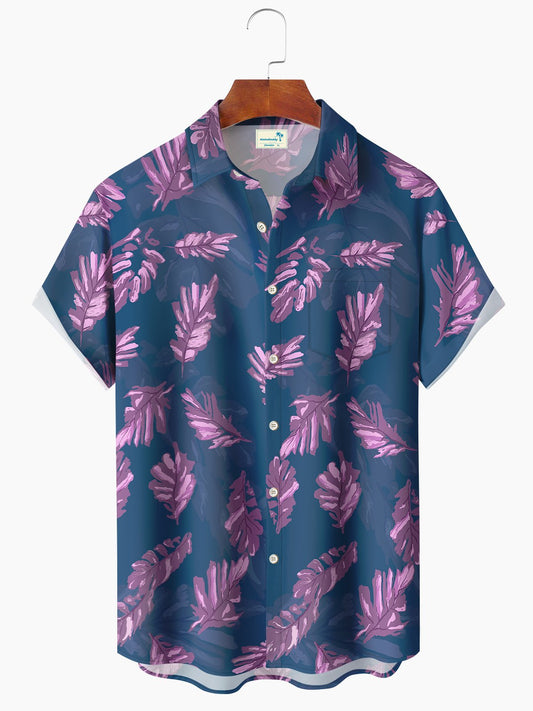 Hawaiian Shirt / Adults / S Casual Tropical Vegetation Resort Style Hawaiian Shirt