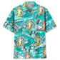 Hawaiian Shirt / Adults / S Cat Surfing Hawaiian Shirt