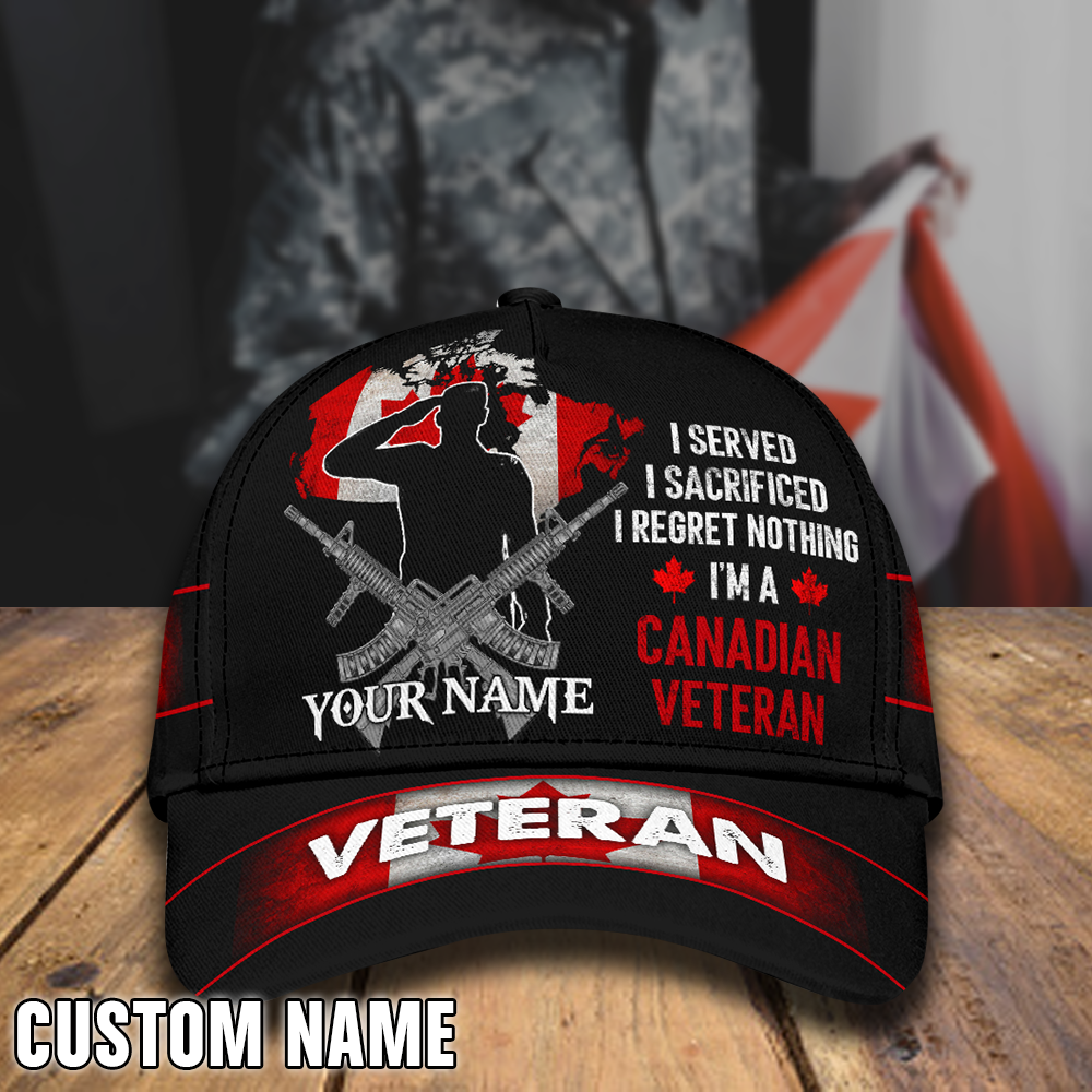 Canadian Veteran All Over Print – Classic Cap