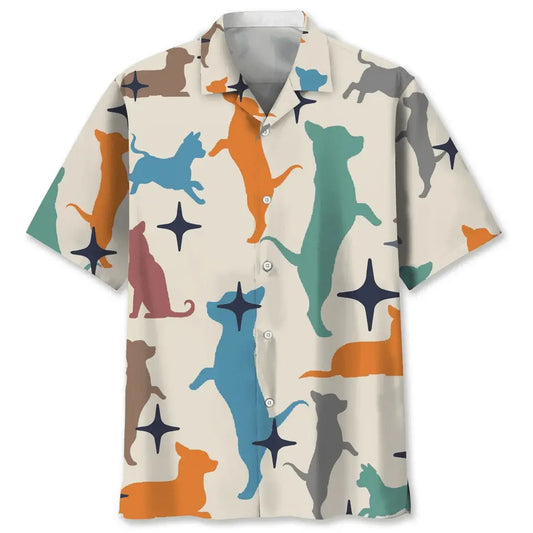 Hawaiian Shirt / Adults / S Chiahuahua Colorful Hawaiian Shirt