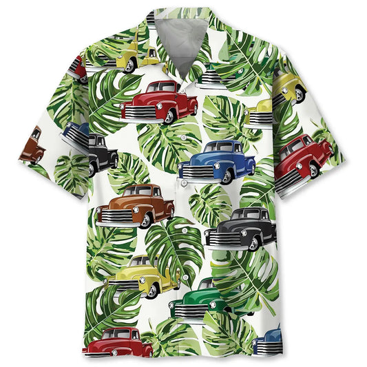 Hawaiian Shirt / Adults / S Classic Pick Up Truck Hawaiian Shirt