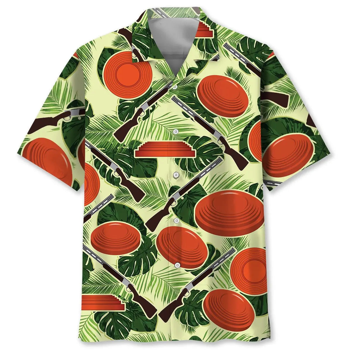 Hawaiian Shirt / Adults / S Clay Shooting Tropical Hawaiian Shirt
