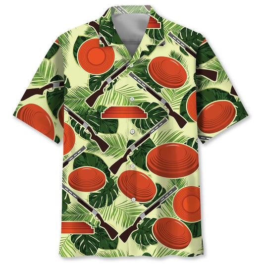 Hawaiian Shirt / Adults / S Clay Shooting Tropical Hawaiian Shirt