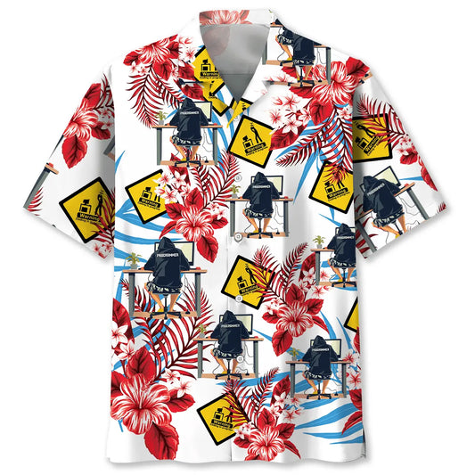 Hawaiian Shirt / Adults / S Coding In Progress Hawaiian Shirt