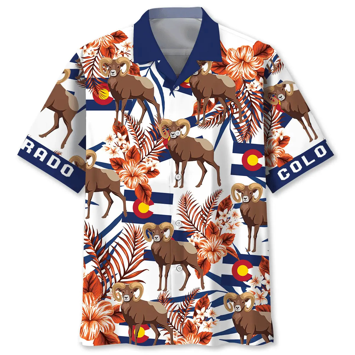 Hawaiian Shirt / Adults / S Colorado Proud Hawaiian Shirt