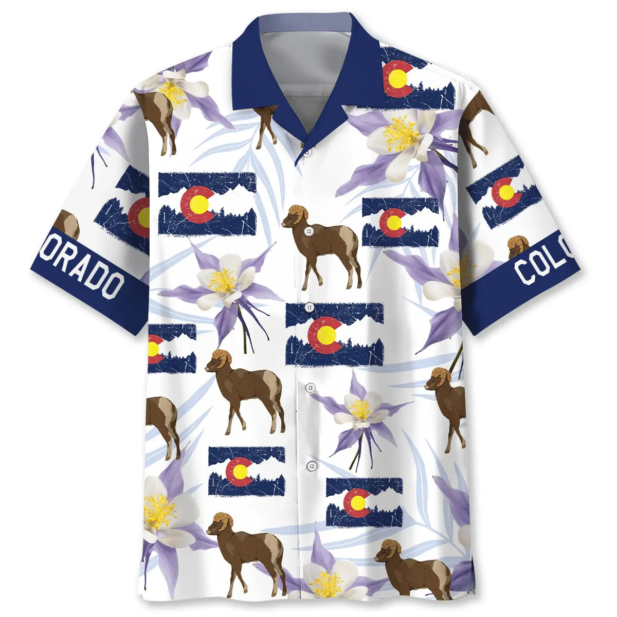 Hawaiian Shirt / Adults / S Colorado State Proud Hawaiian Shirt