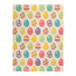 Colorful Easter Egg Pattern Flannel Blanket For Relaxing At Home And Travel