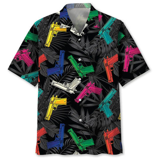 Hawaiian Shirt / Adults / S Colorful Guns Hawaiian Shirt