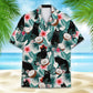 Hawaiian Shirt / Adults / S Tropical Black Cat Unisex Hawaiian Shirt Aloha Shirt