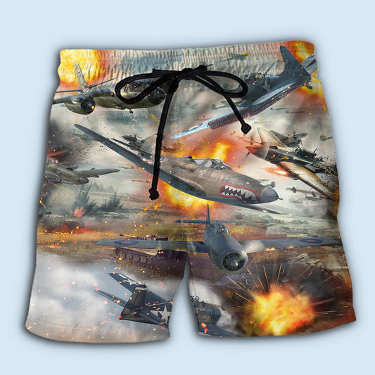 Combat Aircraft Sky Power – Beach Short