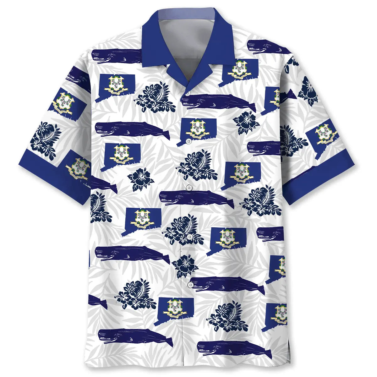 Hawaiian Shirt / Adults / S Connecticut State Proud Hawaiian Shirt