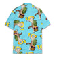 Pineapple Cat Funny Unisex Hawaiian Shirt Aloha Shirt